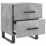Bedside Cabinets 2 pcs Concrete Grey 40x35x47.5 cm Engineered Wood 827365