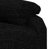 Massage Chair Black Fabric 342461