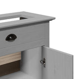 Bathroom Sink Cabinet BODO Grey 70x35x80 cm 4016865