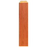 Headboard with Storage Wax Brown 180 cm Solid Wood Pine 855653