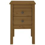 Bedside Cabinets 2 pcs Honey Brown 40x35x61.5cm Solid Wood Pine 813696