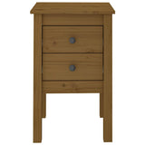 Bedside Cabinets 2 pcs Honey Brown 40x35x61.5cm Solid Wood Pine 813696