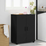 Bathroom Cabinet Black 60 x 35 x 80 cm Engineered wood & Metal 883305
