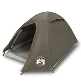 Camping Tent Dome 2-Person Brown Waterproof 4009613