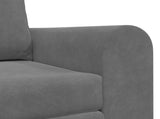 Folding Sofa Bed Dark Grey 148 x 71 x 83 cm Velvet 42030510