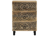 Side Cabinet 40x33x75 cm Solid Wood Mango 358235