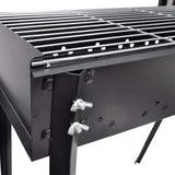 BBQ Stand Charcoal Barbecue Square 75 x 28 cm 40713