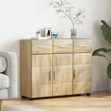 Sideboard FLORIN Sonoma Oak 88.5 x 30.5 x 73 cm Engineered Wood 880313