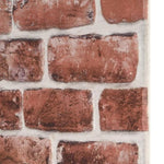 ZNTS 3D Wall Panels with Dark Brown Brick Design 10 pcs EPS 149578