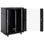 15U Network Cabinet with Swivel Feet 19" IP20 60x45x86 cm 30264