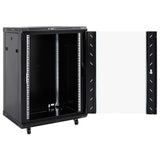 15U Network Cabinet with Swivel Feet 19" IP20 60x45x86 cm 30264