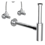 ZNTS SCHÜTTE Designer Basin Bottle Siphon Chrome 446558