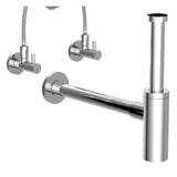 ZNTS SCHÜTTE Designer Basin Bottle Siphon Chrome 446558