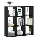 Book Cabinet 102 x 29 x 103.5 cm Engineered Wood Black Oak 8015688