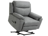 Faux Leather 70&deg Electric Riser Recliner Chair - Grey T3398P344485