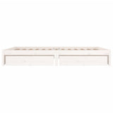 3103514 Bed Frame without Mattress with Drawers White 140x200 cm