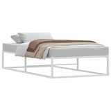 Bed Frame without Mattress White 90x200 cm Metal 4017422