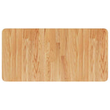 Bathroom Countertop Light Brown 80x40x2.5cm Treated Solid Wood 343038