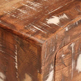 End Table with Drawer Brown 40 x 32 x 46 cm Solid Reclaim Wood 4104556