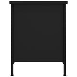 TV Cabinet with Doors Black 60x35x45 cm Engineered Wood 826295