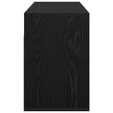 Lowboard with Drawer Black Oak 102 x 32 x 48.5 cm 8000589