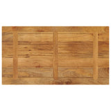 Table Top 100x50x2.5 cm Rectangular Solid Wood Mango 371591