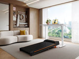 Folding Under Desk Walking Pad Treadmill with Adjustable Incline, 1-6 km/h Low Noise for Home & N601P303816B