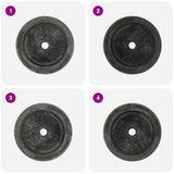 Sink 40x12 cm Marble Black 142766