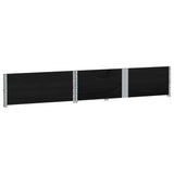 Garden Planter Black 150x100 cm Solid Wood Pine 3295416