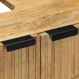 Bathroom Sink Cabinet Brown 62x33x58 cm Solid Wood Mango 4017739