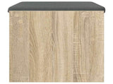 Hall Bench with Cushion Sonoma Oak 63 x 38 x 40 cm 891546