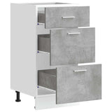 Bottom Cabinet Lyon Concrete Grey 40x46x81.5 cm Engineered Wood 854214