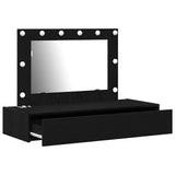Dressing Table Black 100 x 40 x 70 cm Engineered Wood 865236