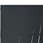 Garden Gate Anthracite 105x130 cm Steel Grass Design 153168