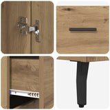 Highboard with Drawer Artisan Oak 69.5 x 34 x 180 cm 3415845
