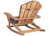 Garden Adirondack Rocking Chair Natural 100% Polyester 42041360