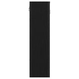 Bathroom Mirror Cabinet Black Oak 60x16x60 cm Engineered Wood 862228