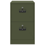 File Cabinet Olive Green 44 x 50 x 74.5 cm Cold-Rolled Steel 891596