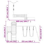 ZNTS Outdoor Playset Impregnated Wood Pine 3155851