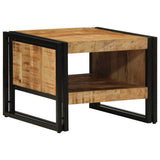 Coffee Table 50x50x38 cm Solid Rough Wood Mango 4102712