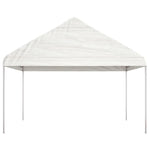 Gazebo with Roof White 11.15x4.08x3.22 m Polyethylene 3155513