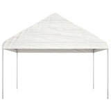 Gazebo with Roof White 11.15x4.08x3.22 m Polyethylene 3155513