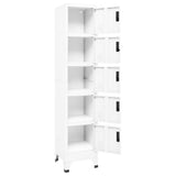 Locker Cabinet White 38x40x180 cm Steel 339788