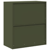 Storage Cabinet Olive Green 80 x 40 x 90 cm Steel 891686