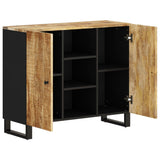 Sideboard with 2 Doors 90x33x75 cm Solid Wood Mango 352925