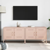 TV Cabinets 2 pcs Pink 68x39x50.5 cm Steel 842937