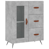 Sideboard Concrete Grey 69.5x34x90 cm Engineered Wood 828016