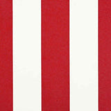 Retractable Awning Red and White 300 x 250 cm Fabric and Metal 3329991