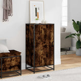 Shoe Rack Smoked Oak 48x38x97.5 cm Engineered Wood 849201