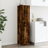 Apothecary Cabinet Smoked Oak 30x41x144.5 cm Engineered Wood 855173